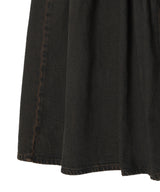Yoked Pleated Skirt