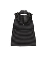 Cropped Hoodie Knit Top-PERVERZE-Forget-me-nots Online Store