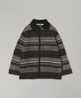 Blanket Border Coat-PERVERZE-Forget-me-nots Online Store