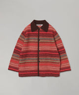 Blanket Border Coat-PERVERZE-Forget-me-nots Online Store