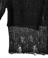 Double Sheer Cardigan-PERVERZE-Forget-me-nots Online Store