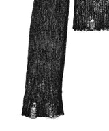 Double Sheer Cardigan-PERVERZE-Forget-me-nots Online Store