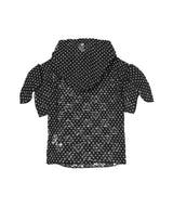 Drape Sleeve Hoodie Top-PERVERZE-Forget-me-nots Online Store