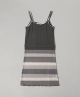 Combined Strap Dress-PERVERZE-Forget-me-nots Online Store