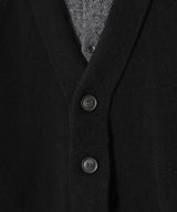 Lambs-Wool Layered Knit Cardigan-PERVERZE-Forget-me-nots Online Store