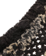 Fluffy-Trim Mesh Knit Apron-PERVERZE-Forget-me-nots Online Store