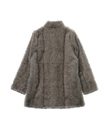 Paneled Reversible Fur Coat
