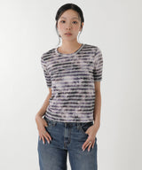 パネル切り替えフィットTシャツ