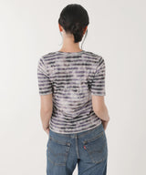 パネル切り替えフィットTシャツ