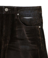 Flocky Denim Skirt