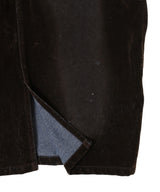 Flocky Denim Skirt