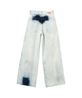 Wide Denim Jean - Waisted-Charles Jeffrey Loverboy-Forget-me-nots Online Store