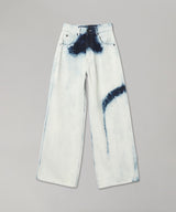 Wide Denim Jean - Waisted-Charles Jeffrey Loverboy-Forget-me-nots Online Store