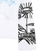 Long Sleeve Double Tee With Print-Charles Jeffrey Loverboy-Forget-me-nots Online Store
