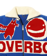 Knitted Puffer Jacket-Charles Jeffrey Loverboy-Forget-me-nots Online Store