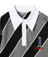 Topsy Turvy Rugby Polo-Charles Jeffrey Loverboy-Forget-me-nots Online Store