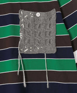 Patch Long Sleeve 2-In-1 Tee-Charles Jeffrey Loverboy-Forget-me-nots Online Store