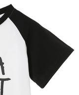 Graphic Baby Raglan Tee-Charles Jeffrey Loverboy-Forget-me-nots Online Store