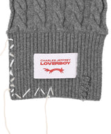 Cable Knit Scarf-Charles Jeffrey Loverboy-Forget-me-nots Online Store