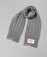 Cable Knit Scarf-Charles Jeffrey Loverboy-Forget-me-nots Online Store