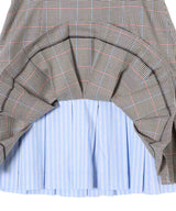 Pleated Mini Dress-Charles Jeffrey Loverboy-Forget-me-nots Online Store