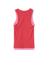 Double Logo Tank Top-Charles Jeffrey Loverboy-Forget-me-nots Online Store