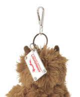 Cursed Highland Cow Plush Keychain