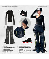 Chunky Ears Beanie-Charles Jeffrey Loverboy-Forget-me-nots Online Store