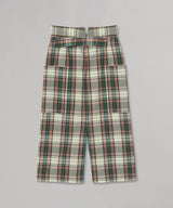 <Archive Sale>Basket Tartan Cloth Back Side Skirt-beautiful people-Forget-me-nots Online Store