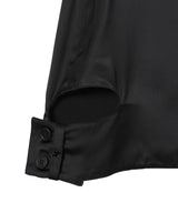 Double Buckle Satin Dress-courrèges-Forget-me-nots Online Store