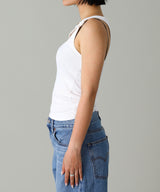 Buckle 90S Rib Tank Top-courrèges-Forget-me-nots Online Store