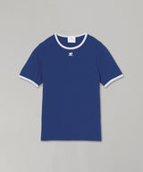 Signature Contrast T-Shirt-courrèges-Forget-me-nots Online Store