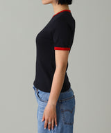 Signature Contrast T-Shirt-courrèges-Forget-me-nots Online Store