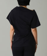 Twits Asymetrical T-Shirt-courrèges-Forget-me-nots Online Store