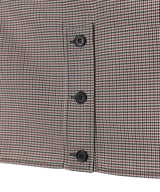 Houndstooth Buttoned Mini Skirt-courrèges-Forget-me-nots Online Store