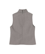 Buckle Houndstooth Top-courrèges-Forget-me-nots Online Store