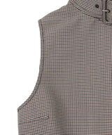 Buckle Houndstooth Top-courrèges-Forget-me-nots Online Store