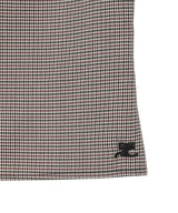 Buckle Houndstooth Top-courrèges-Forget-me-nots Online Store