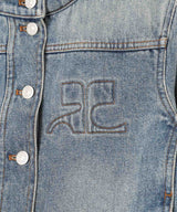 Reedition Denim Jacket-courrèges-Forget-me-nots Online Store