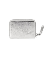 Silver Zipped Compact Wallet-courrèges-Forget-me-nots Online Store