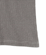 Houndstooth Contrast T-Shirt-courrèges-Forget-me-nots Online Store