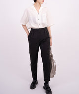 <Archive Sale>Double Tuck Tapered Slacks-Forget-me-nots-Forget-me-nots Online Store