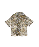 Cats Printed Boil Open Collar Shirt-beautiful people-Forget-me-nots Online Store