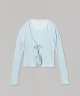 Sheer Rib Jersey Cardigan Top-beautiful people-Forget-me-nots Online Store