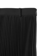 Selvedge Logo Gaba-Dine Pleated Skirt-beautiful people-Forget-me-nots Online Store