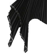 Selvedge Logo Gaba-Dine Pleated Skirt-beautiful people-Forget-me-nots Online Store