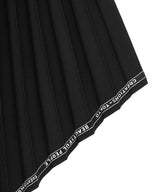 Selvedge Logo Gaba-Dine Pleated Skirt-beautiful people-Forget-me-nots Online Store