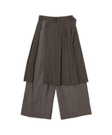 Sheer Stripe Suiting Tuck Pleats Sk Pants-beautiful people-Forget-me-nots Online Store