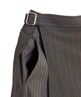 Sheer Stripe Suiting Tuck Pleats Sk Pants-beautiful people-Forget-me-nots Online Store