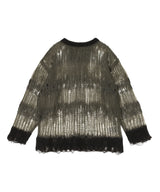 Flip Wooledmohair Damaged Pullover-beautiful people-Forget-me-nots Online Store